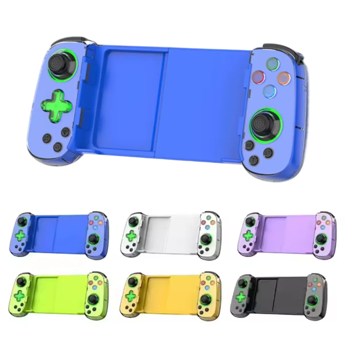 GENERICO - Gamepad BSP D7 Mando Celular Android iOs Multiplataforma Azulino