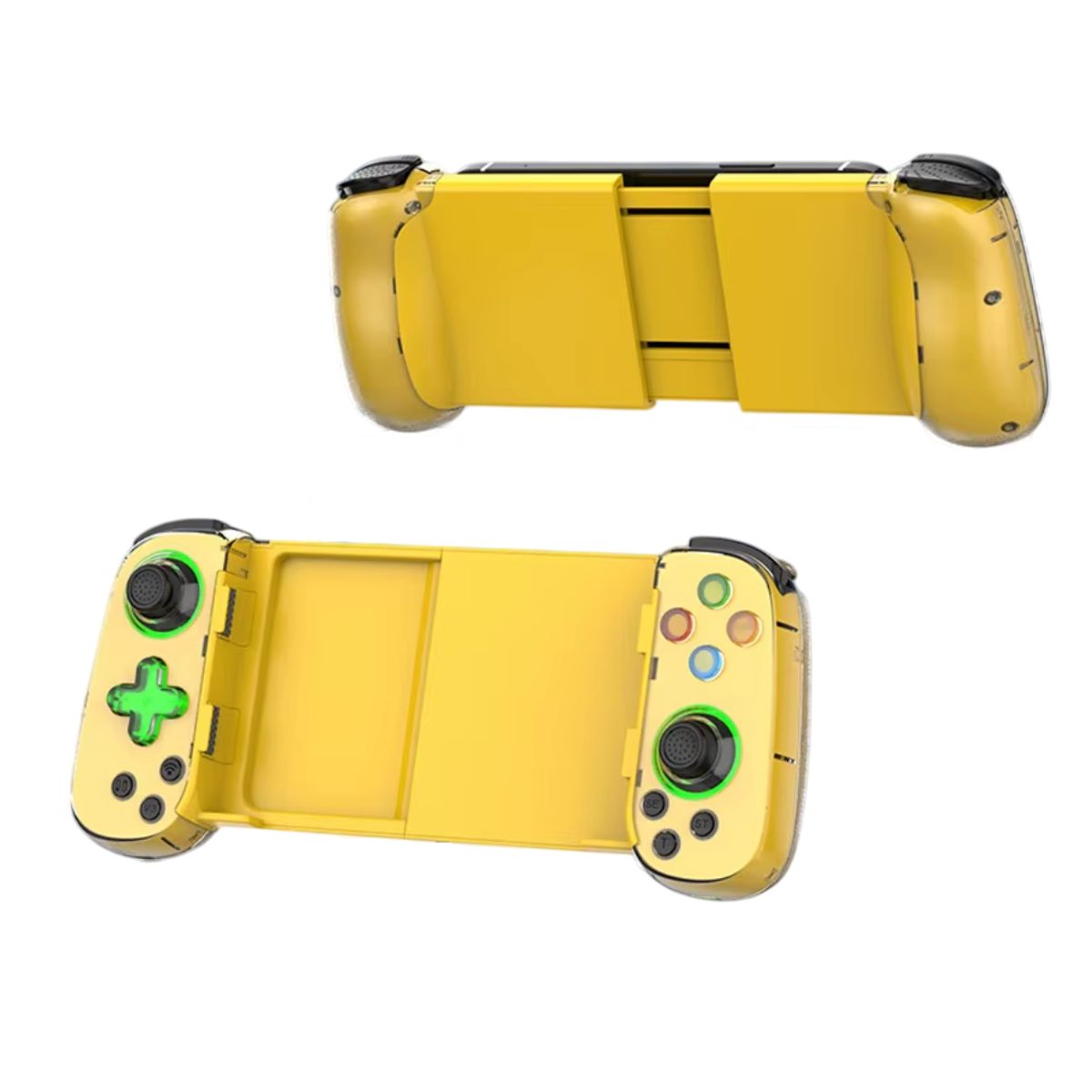 GENERICO - Gamepad BSP D7 Mando Celular Android iOs Multiplataforma Amarillo