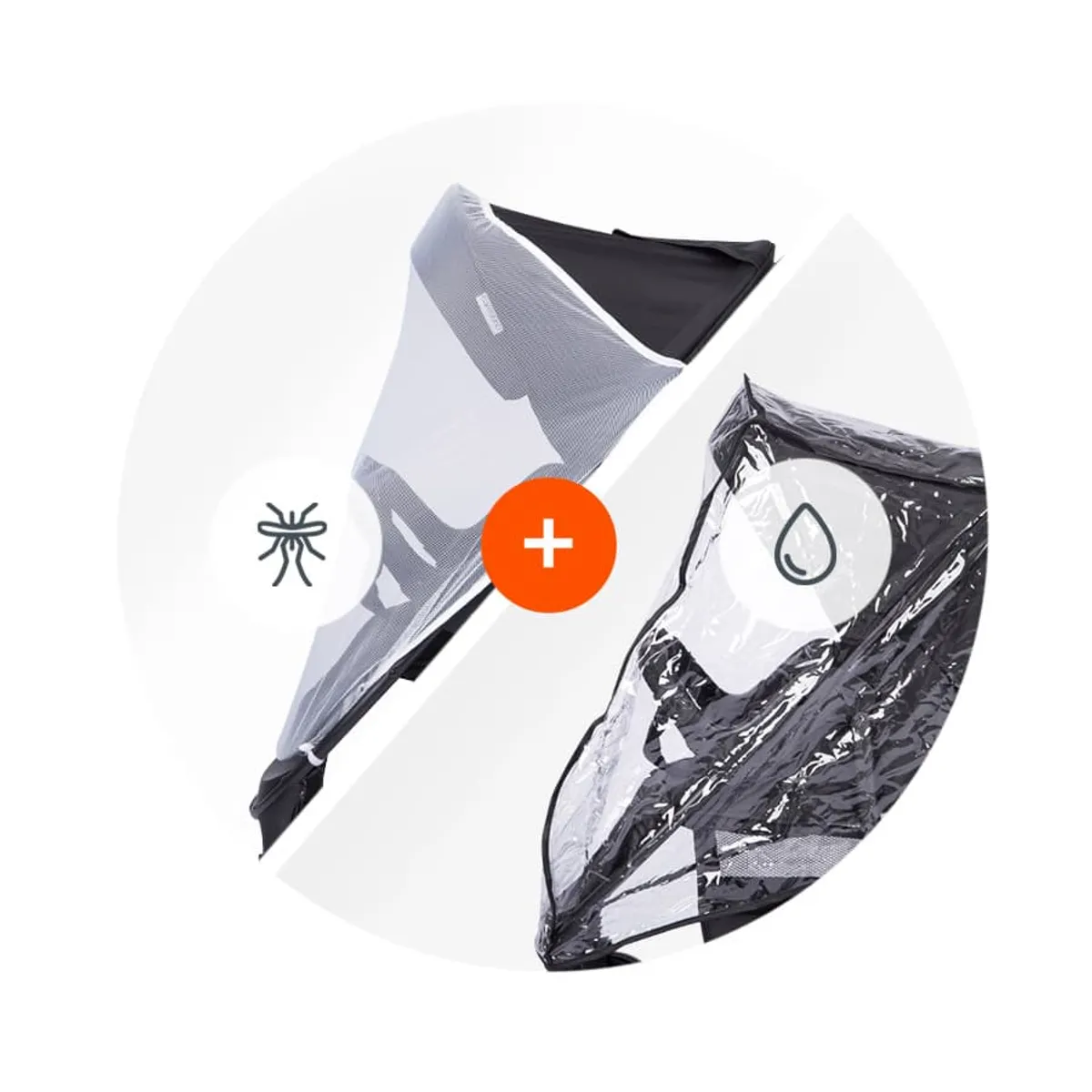 CARESTINO - Combo Mosquitero + Cobertor De Lluvia Carestino