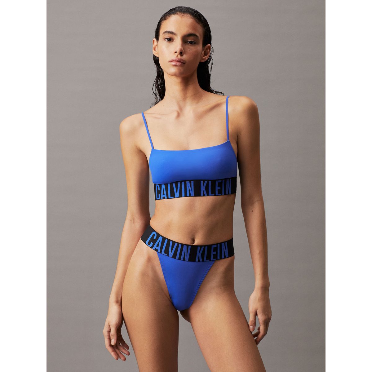 CALVIN KLEIN - INTENSE POWER MICRO - HIGH LEG THONG