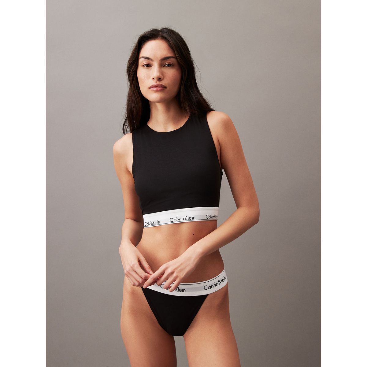 CALVIN KLEIN - MODERN COTTON (FASHION) - UNLINED BRALETTE