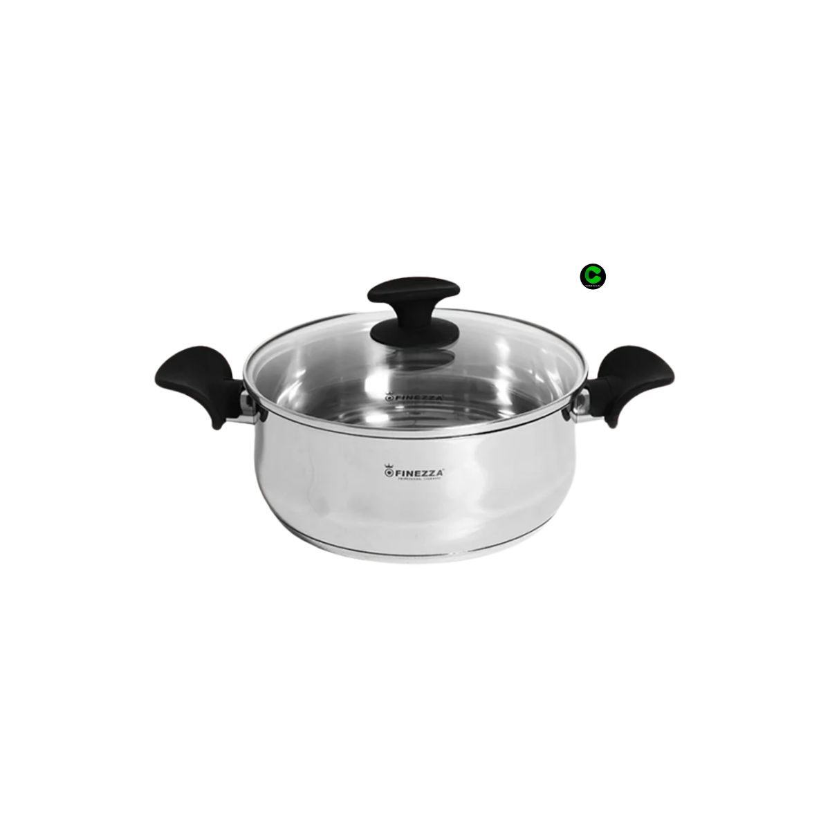 FINEZZA - Juego de Ollas de Acero inoxidable Alessia Fz-1012CB-IN 8 Piezas