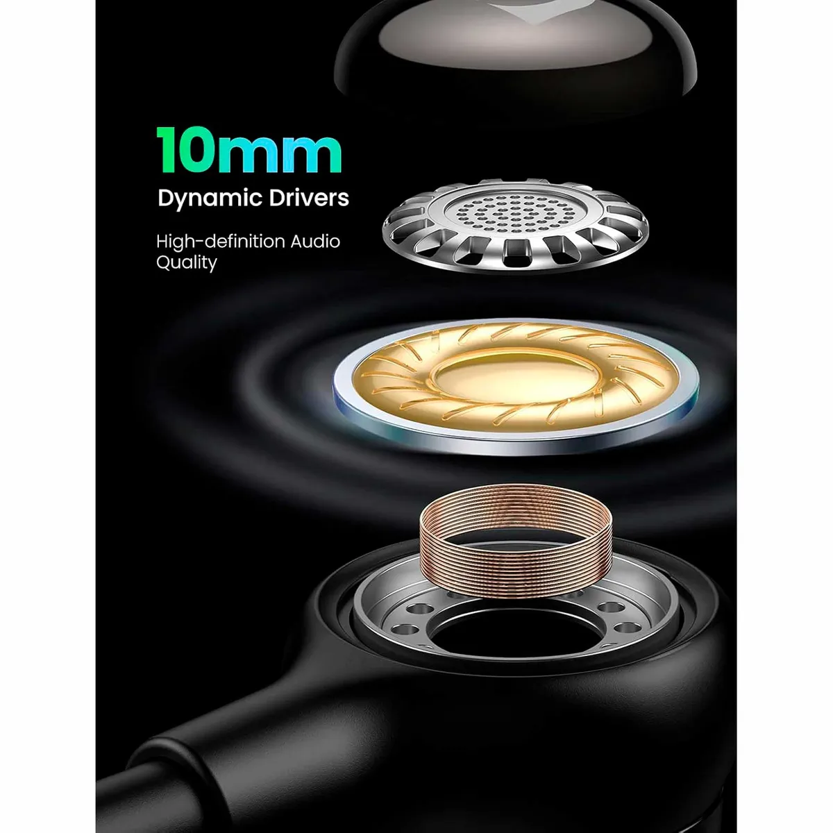 UGREEN - Audifonos Alambricos Ugreen USB-C In-Ear Negro EP103-30638