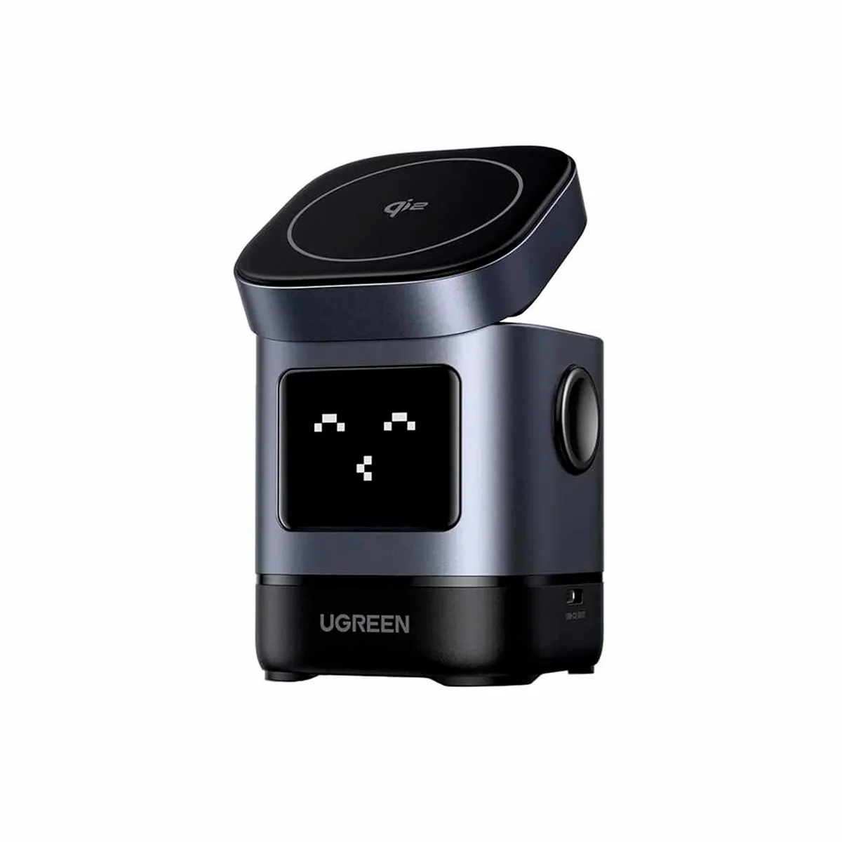 UGREEN - Cargador Inalambrico Ugreen Uno Robot Qi2 Magsafe 2 en 1 15W 45775