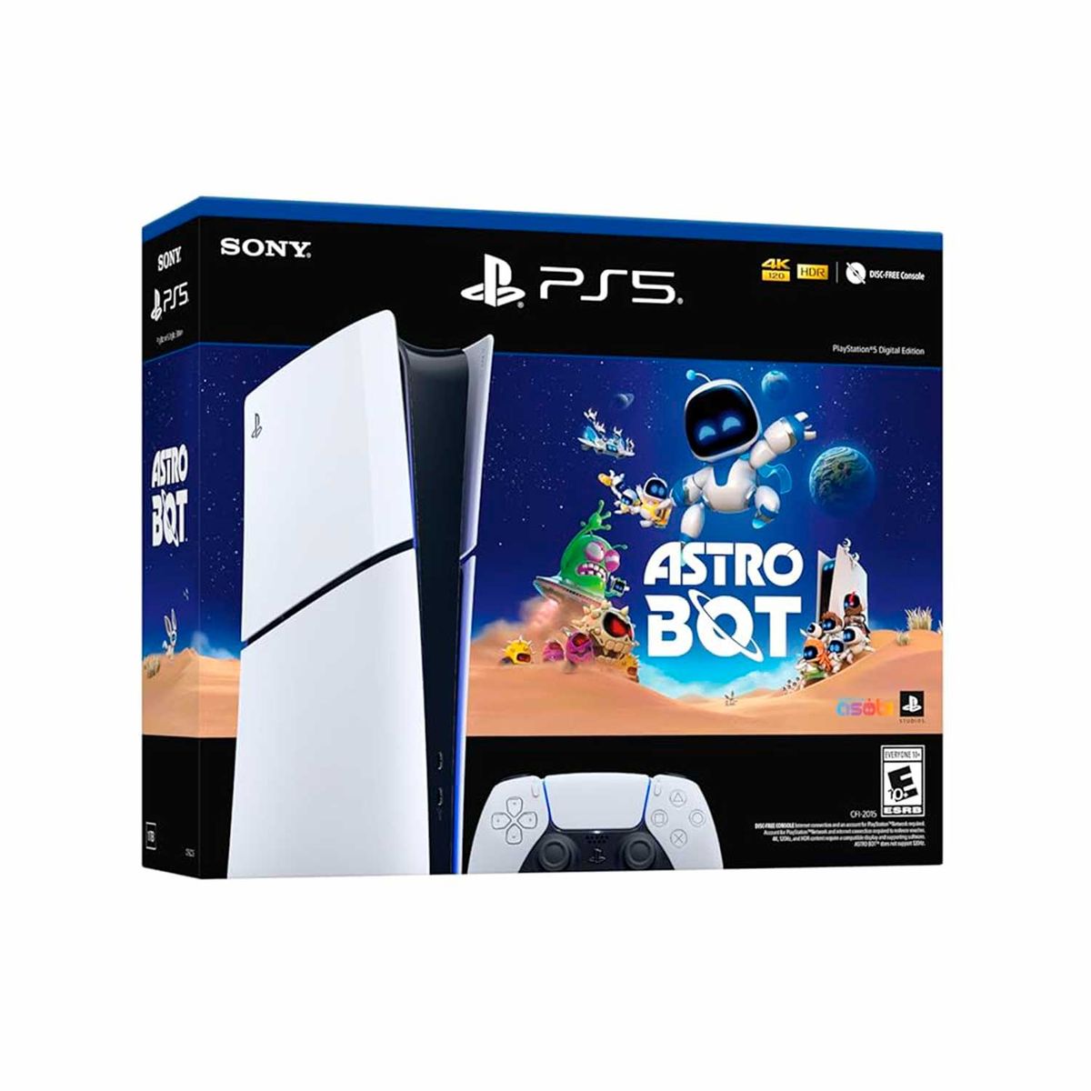 SONY - Consola Playstation 5 Slim Edicion Digital Bundle Astrobot 1TB SSD