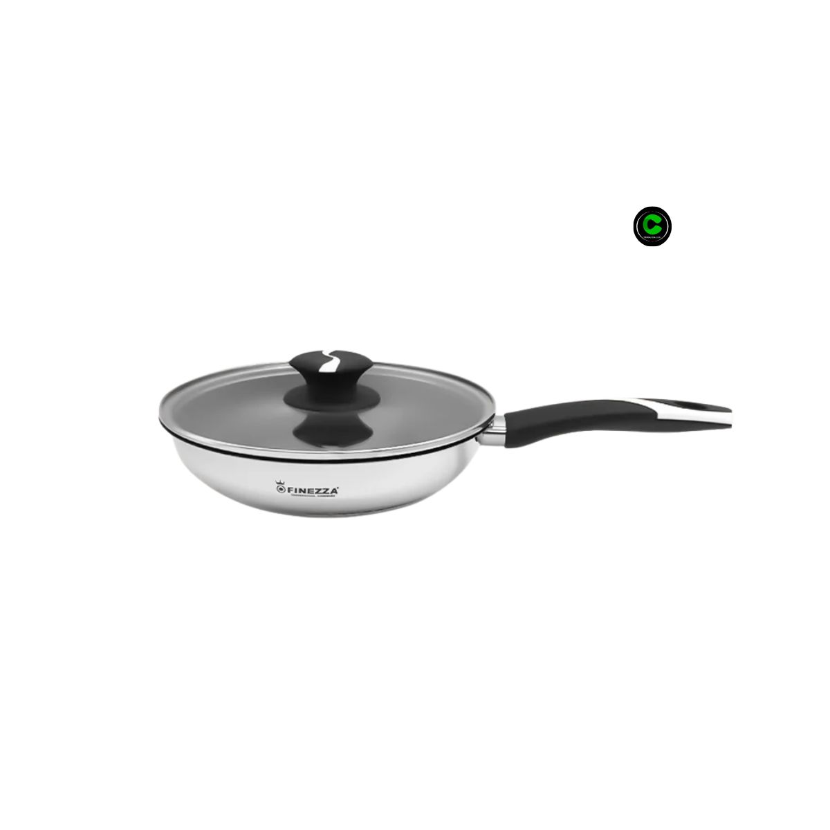 FINEZZA - Juego de Ollas de Acero inoxidable FZ-1068A-IN de 10 Piezas