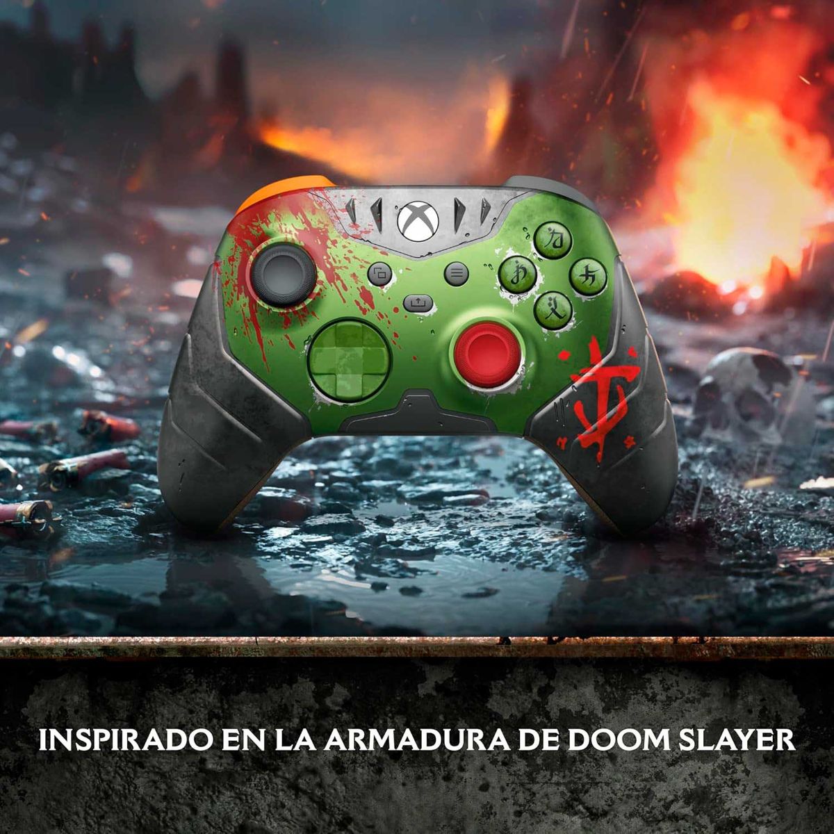MICROSOFT - Mando Xbox Wireless DOOM The Dark Ages Edición Xbox XS One y PC