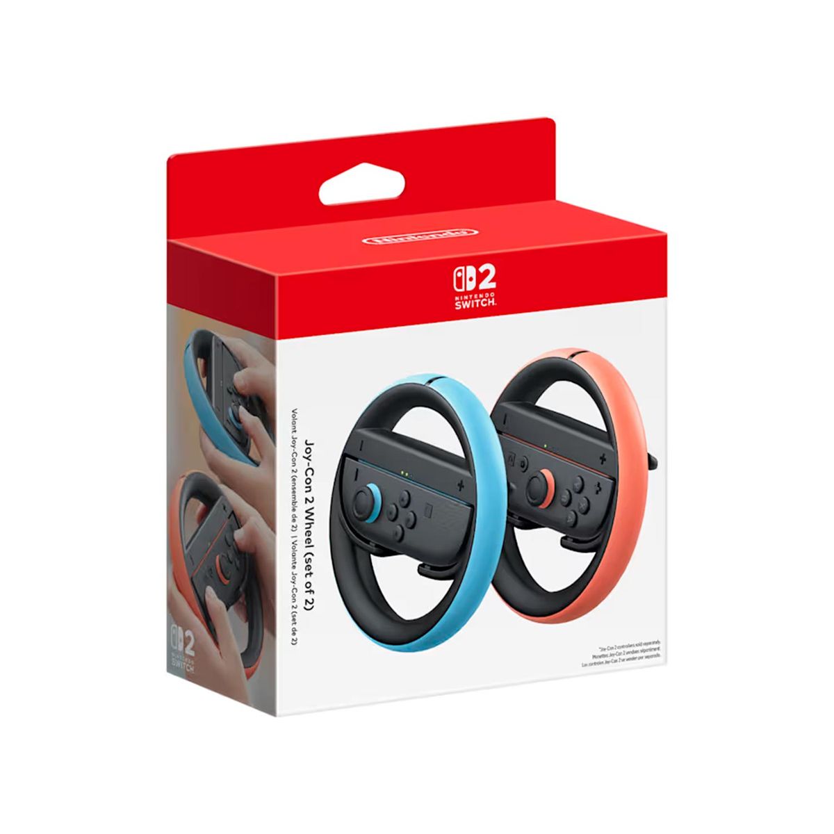 NINTENDO - Volantes Para Joy-Con Set 2 Wheel Nintendo Switch 2 Edition