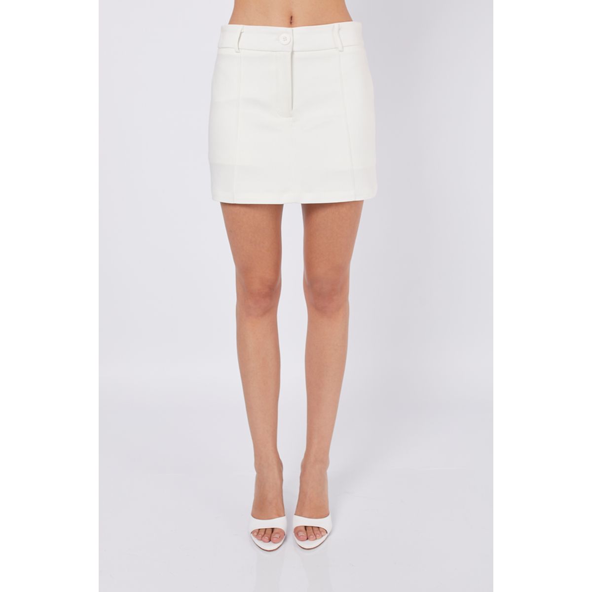 BANATY - FALDA SHORT CASUAL CON PINZAS DE MUJER
