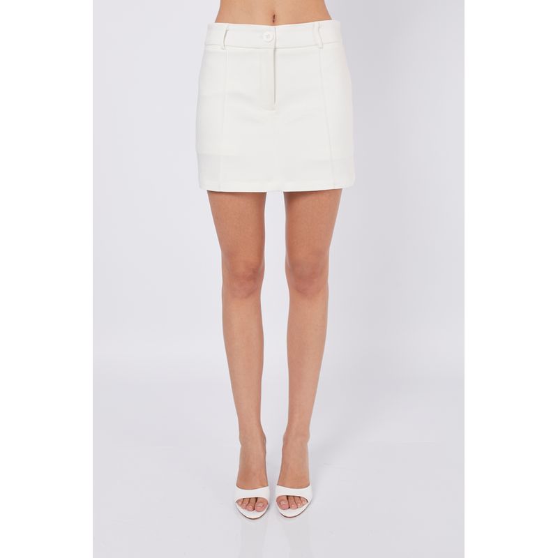 BANATY - FALDA SHORT CASUAL CON PINZAS DE MUJER