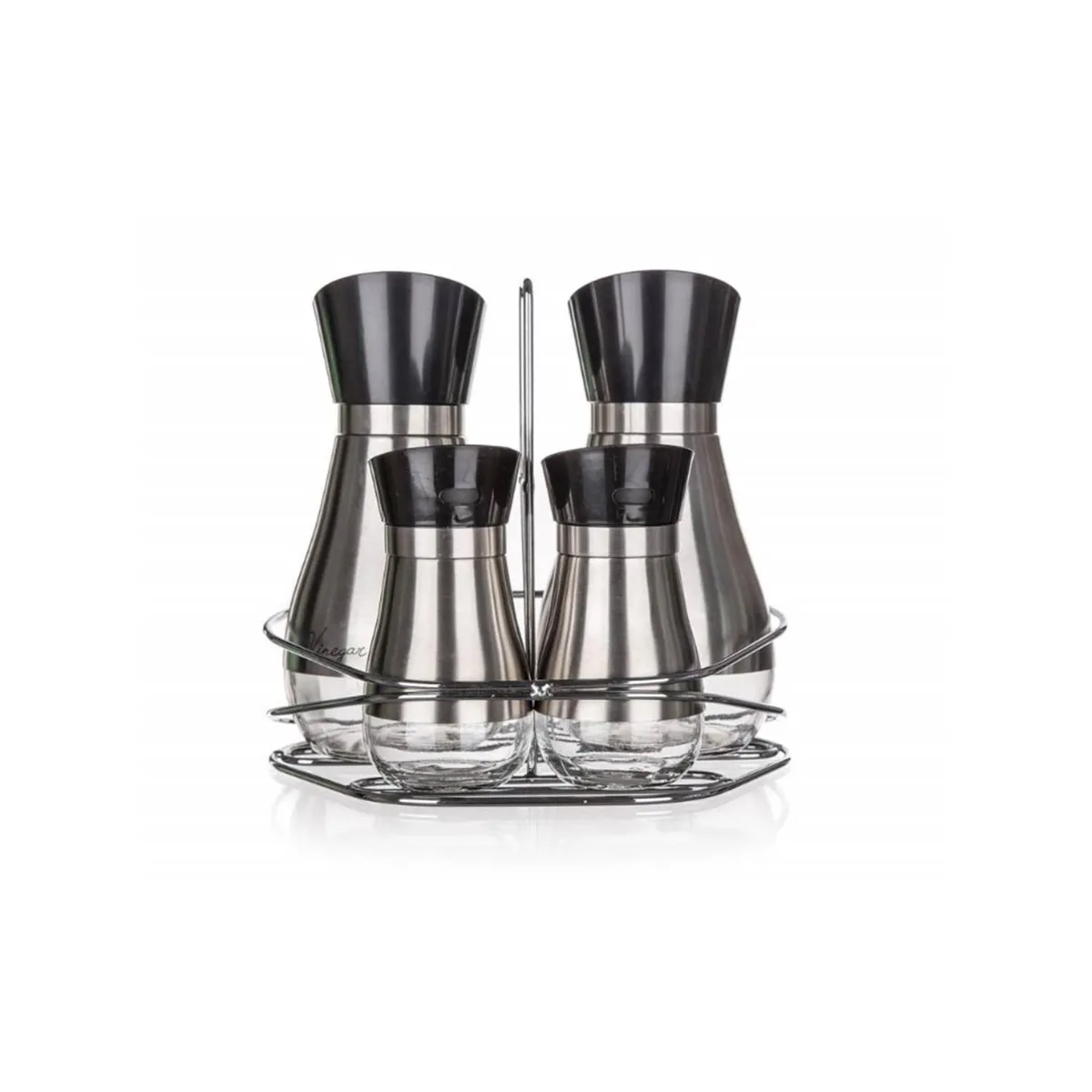 TRAMONTINA - Set de dispensadores  TRAMONTINA de Aceite Vinagre Sal y Pimienta