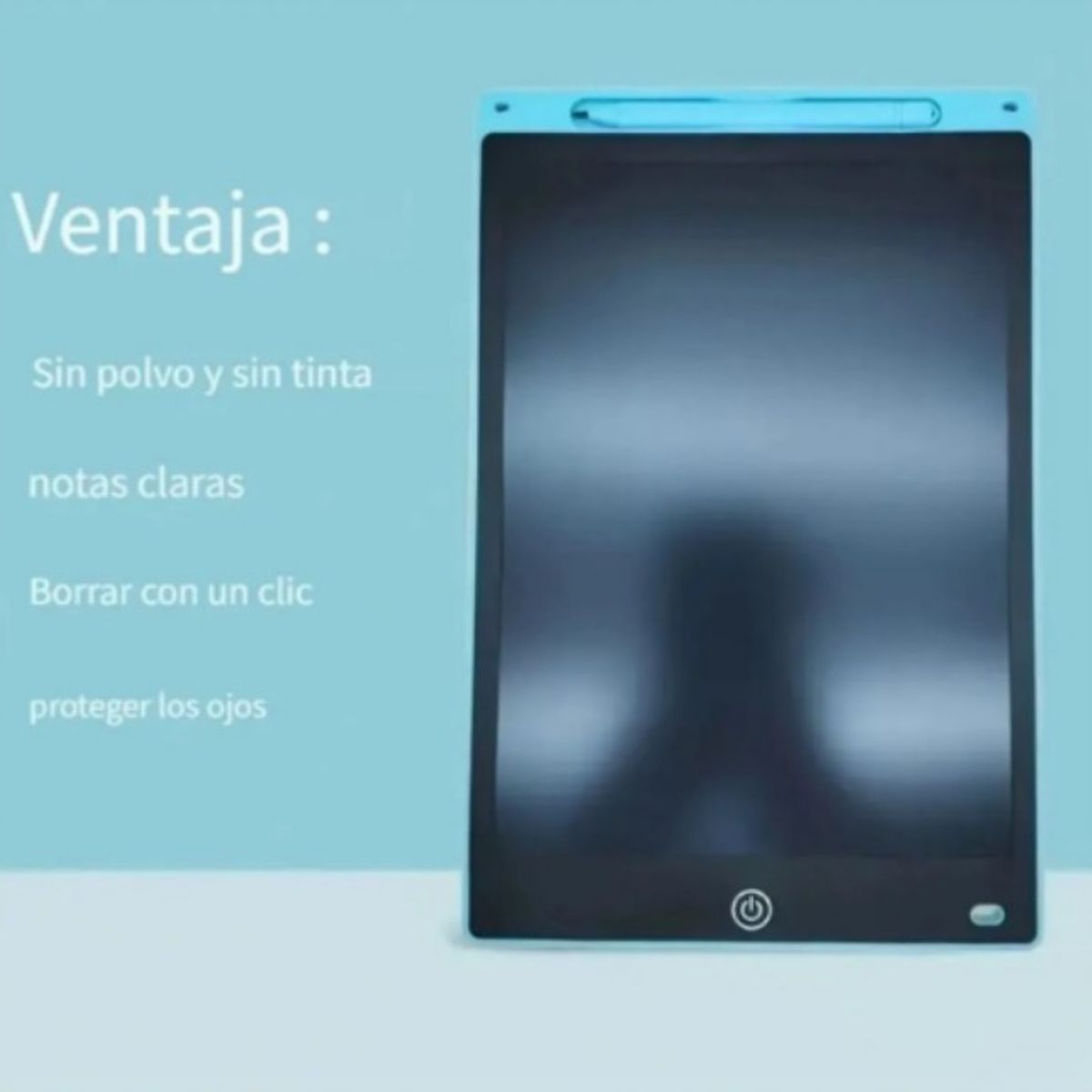 GENERICO - Tablet Pizarra Lcd Dibujo para Niños 10 Pulgadas celeste