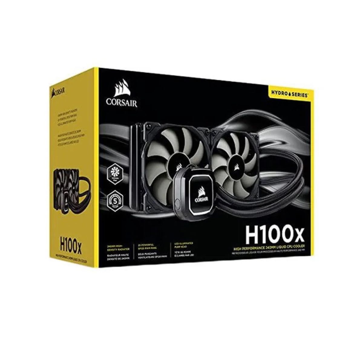 CORSAIR - Sistema de Enfriamiento Liquido Corsair Hydro Series 100x 120mm