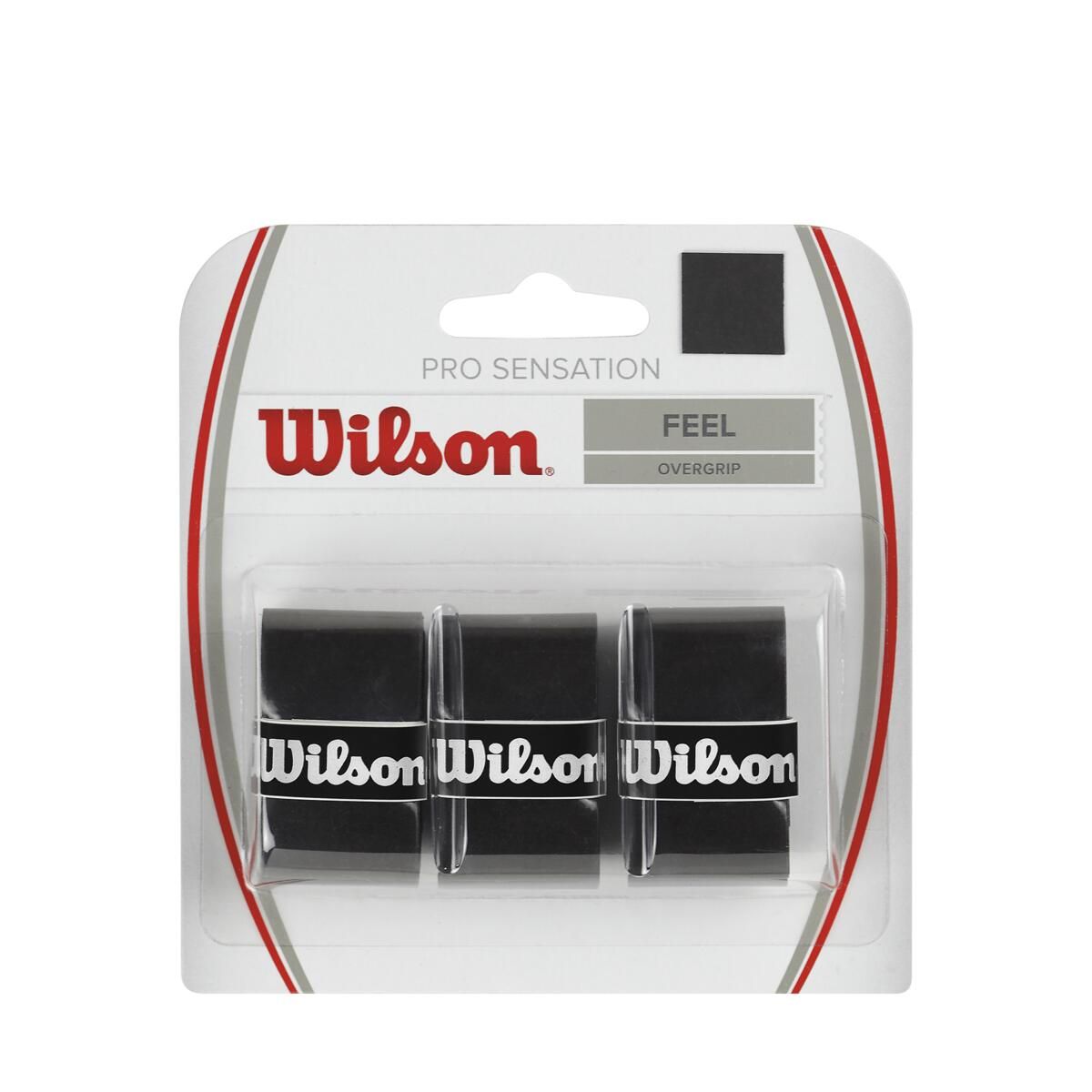 WILSON - Overgrip para Raqueta 3Pk Pro Sensation Negro - Wilson