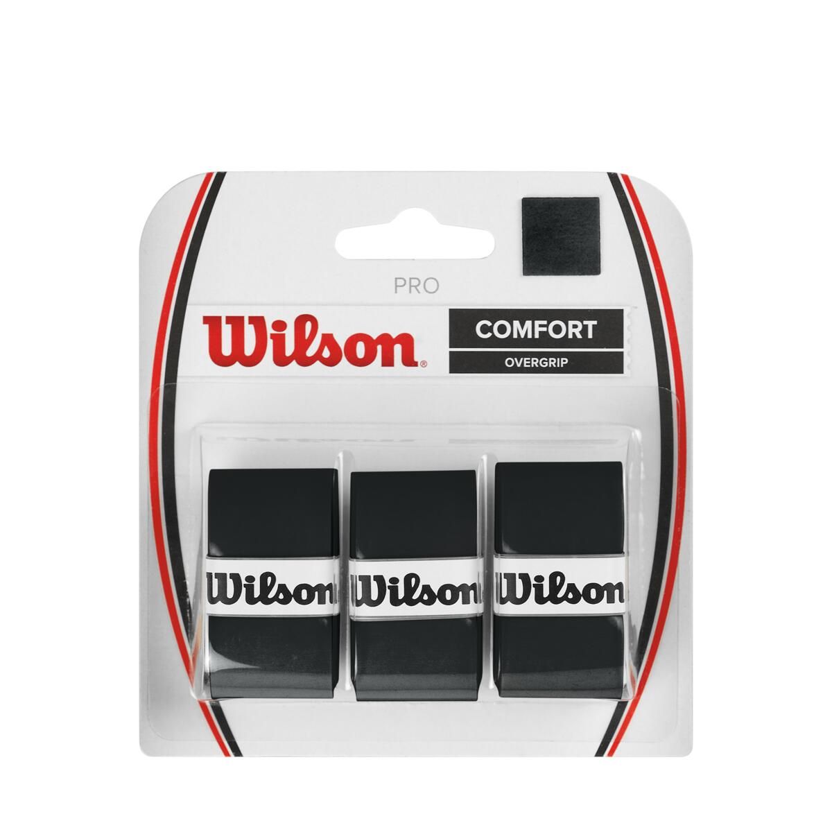 WILSON - Overgrip para Raqueta 3Pk Pro Comfort Negro - Wilson