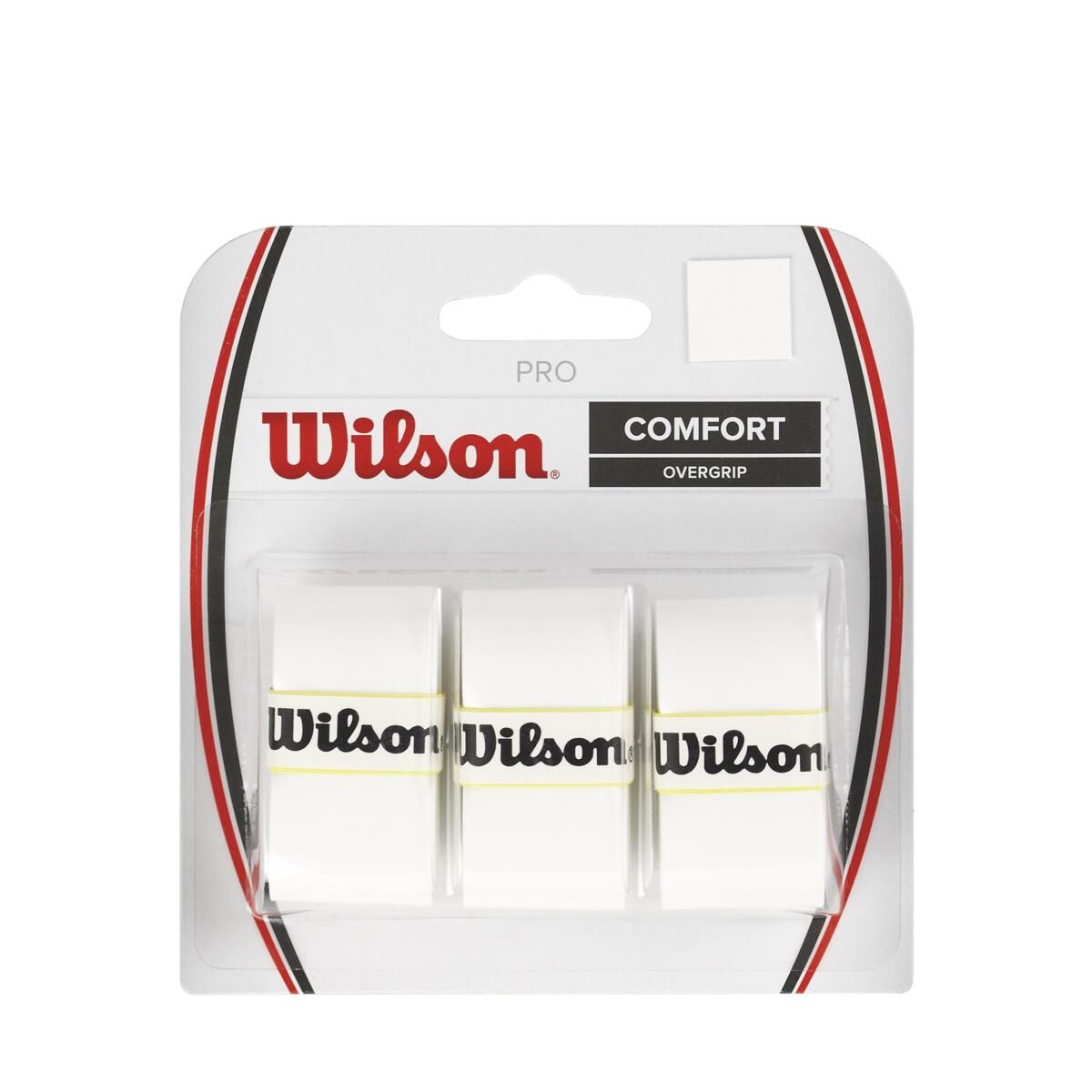WILSON - Overgrip para Raqueta 3Pk Pro Comfort Blanco - Wilson