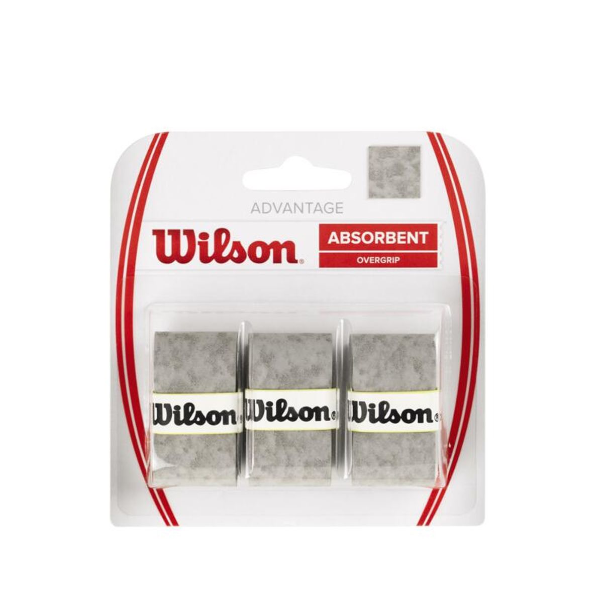 WILSON - Overgrip para Raqueta 3Pack Advantage Gris - Wilson
