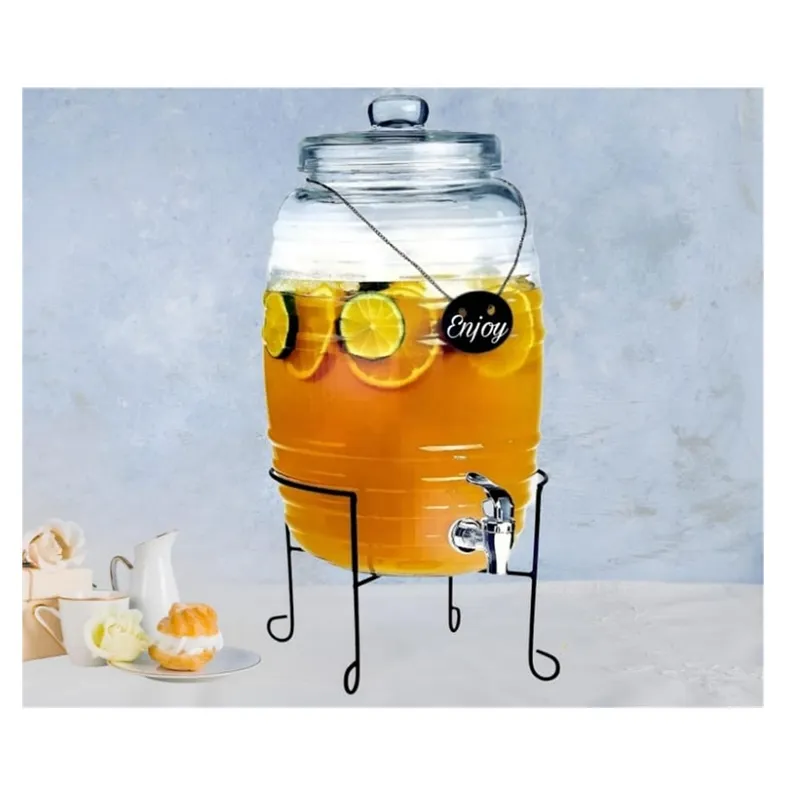 ICHIMATSU - Dispensador de Vidrio 10 Lt Barril c/Rack y pizarra