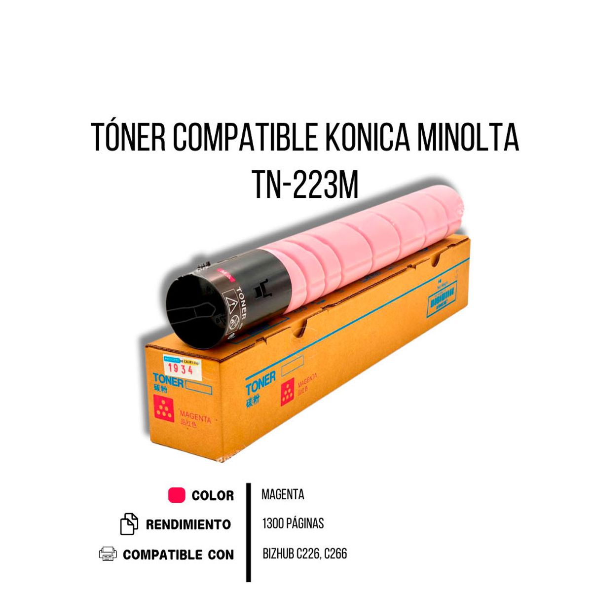 GENERICO - Toner Konica Minolta TN-223M Magenta Compatible