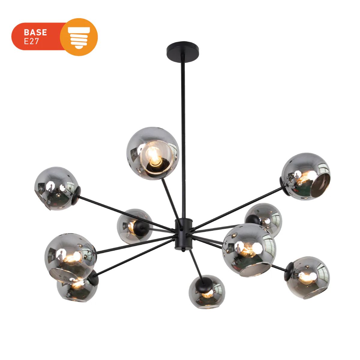 GENERICO - Lámpara Colgante Iker Black