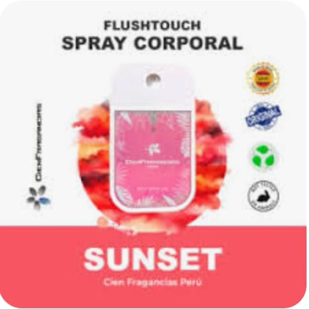 CIEN FRAGANCIAS - BODY MIST CALIDO FLORAL CIENFRAGANCIAS CIEN ESENCIAS SUNSET 45ML