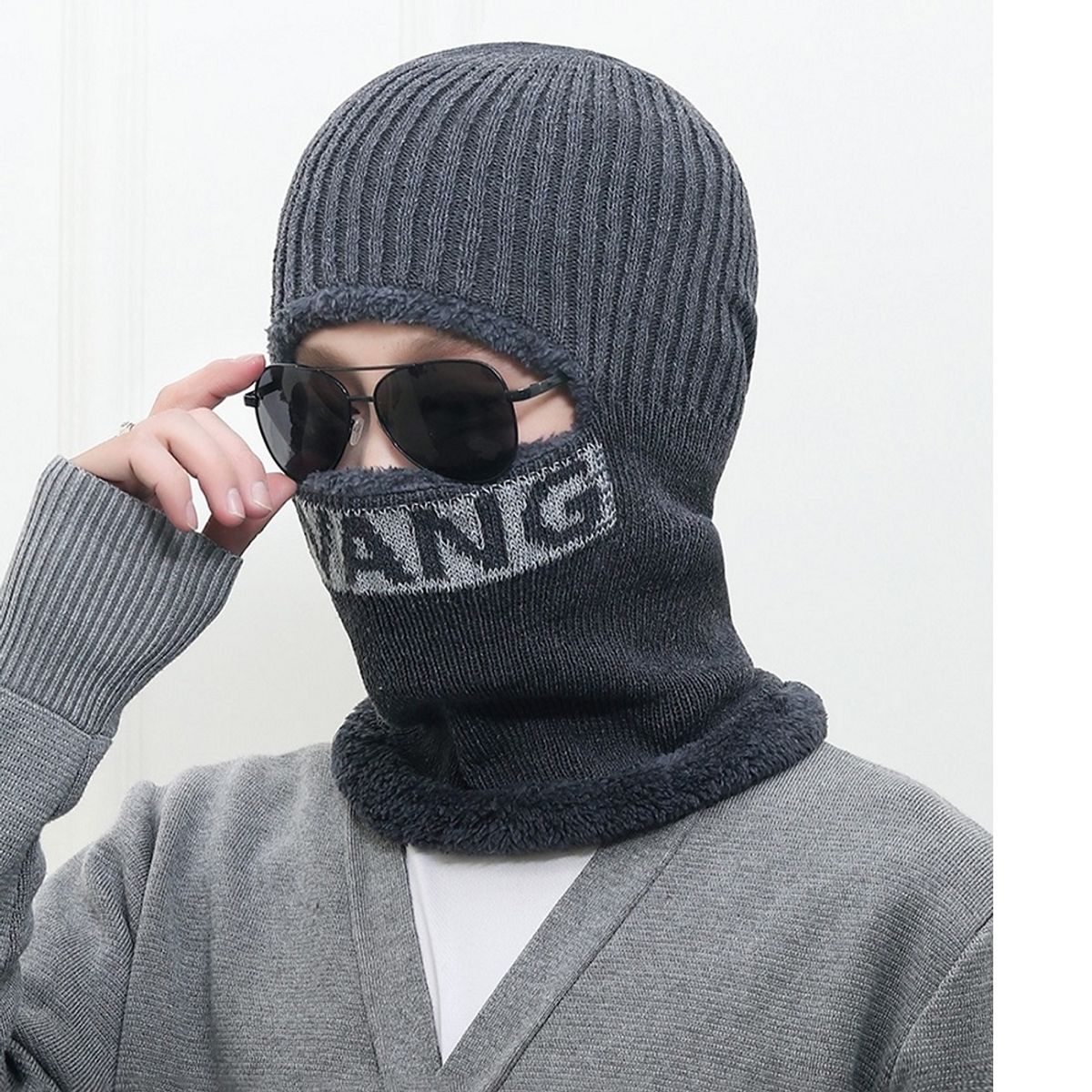 GENERICO - Gorra con cuellera pasamontaña Wong