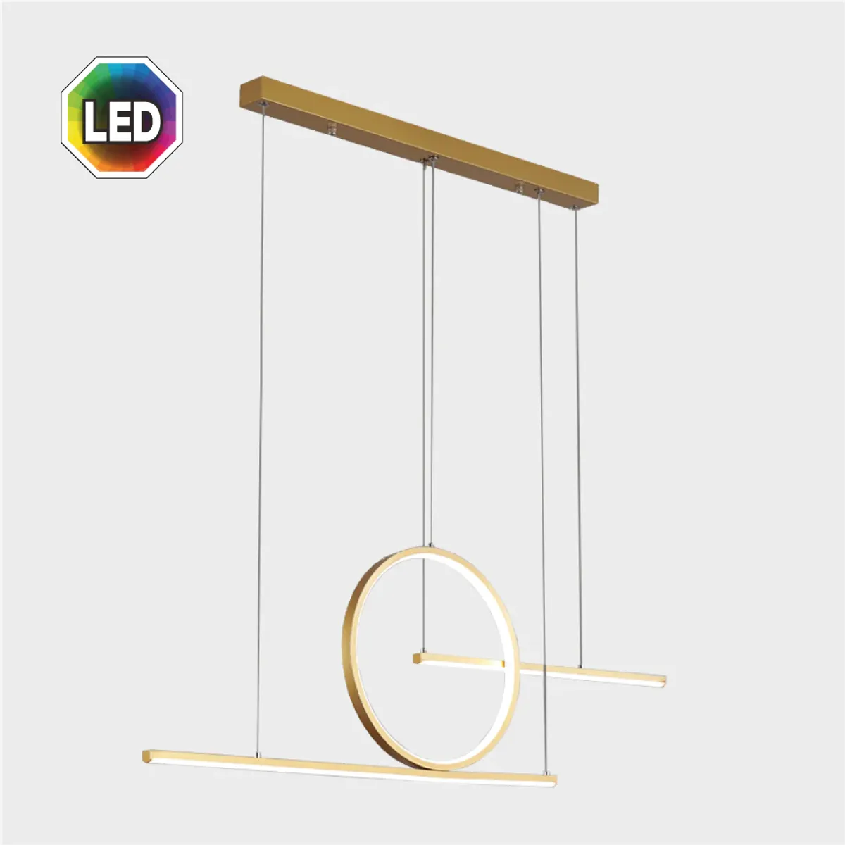 GENERICO - Lámpara Colgante Gold Led 32W