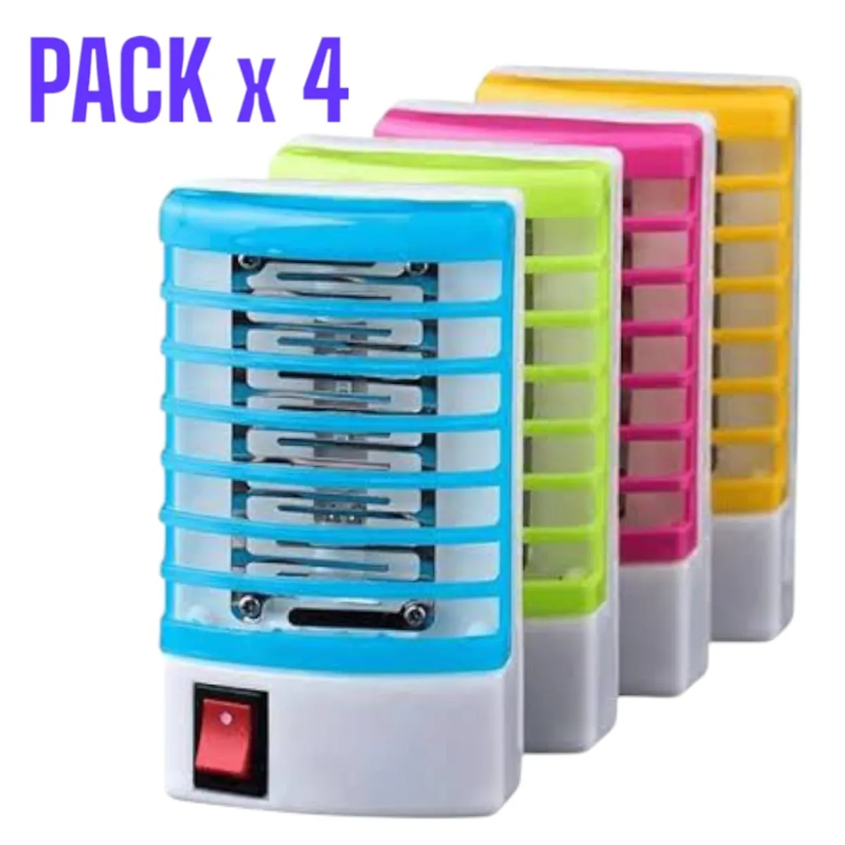 OEM - Pack 4Mata Mosquitos Eléctrico Mosquitocutor Para Mosquitos