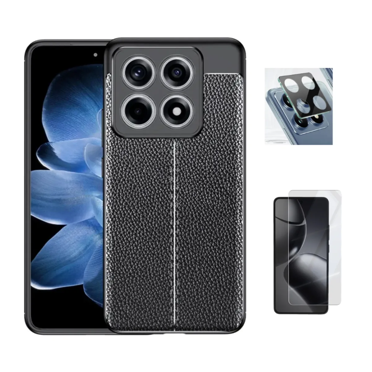 CARBONELL - CASE CARBONO AUTOFOCUS XIAOMI MI 14T Y VIDRIOS