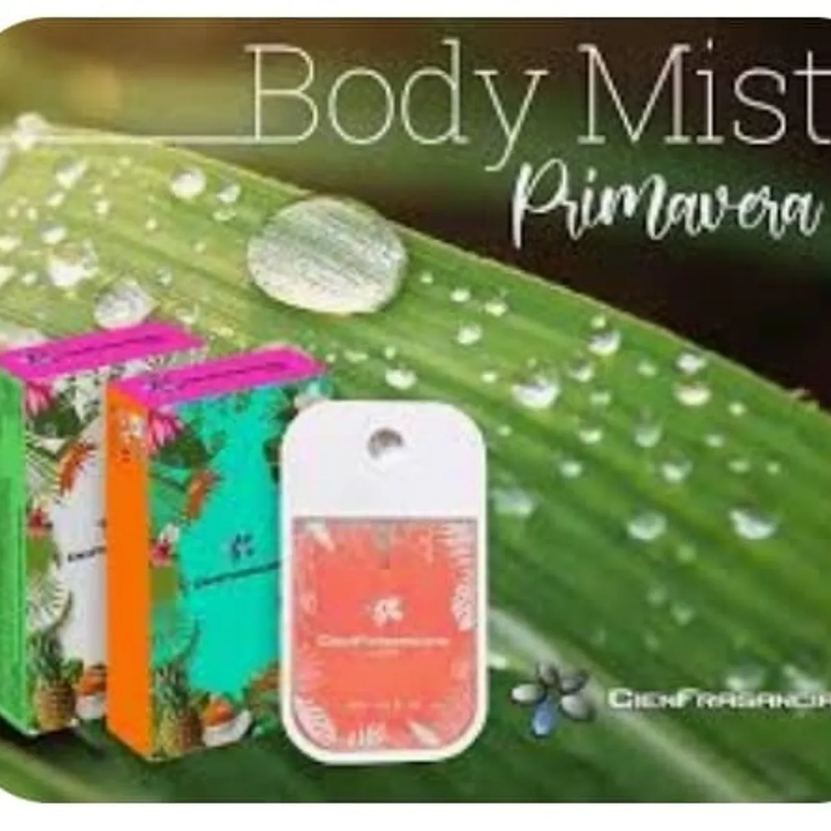 CIEN FRAGANCIAS - BODY MIST VEGANO BRISAS DE PRIMAVERA CIENFRAGANCIAS CIEN ESENCIAS 45ML