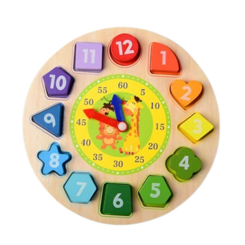 GENERICO - Reloj Didactico Con Encajes