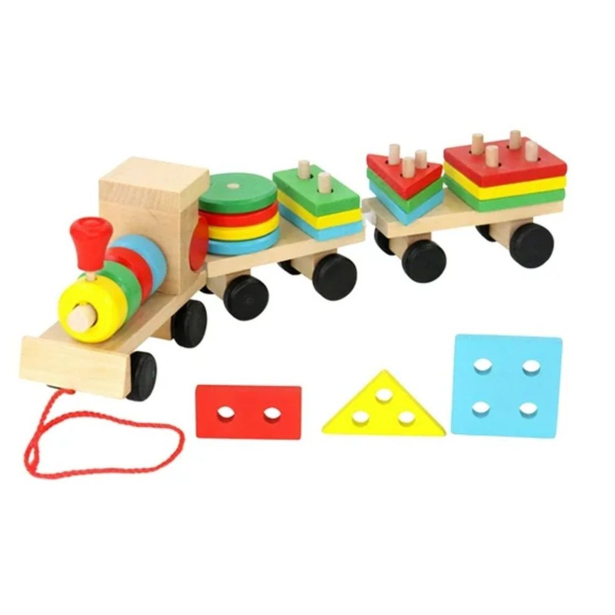 GENERICO - Tren Geometrico Colorido Mediano