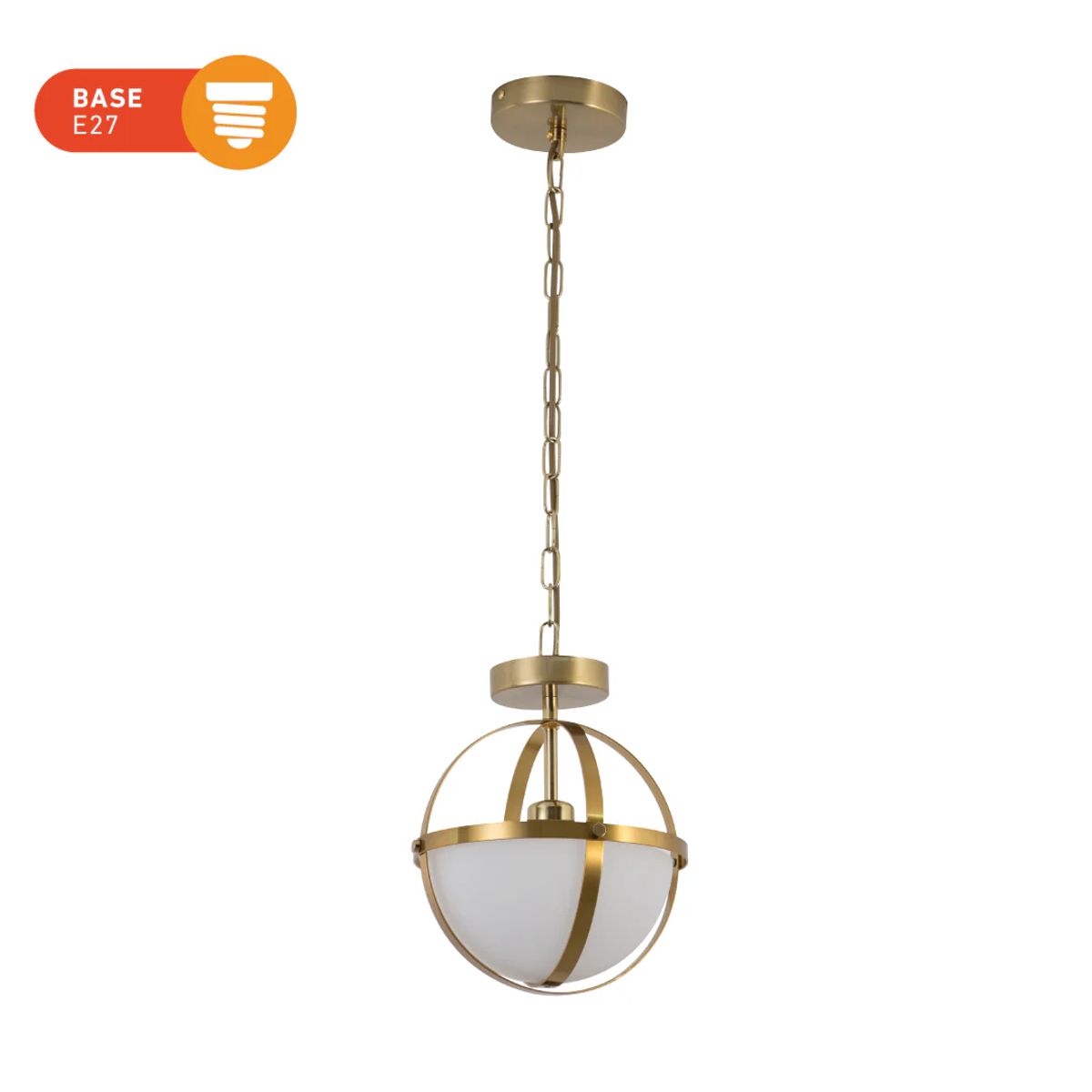 GENERICO - Lámpara Colgante Croce Gold Led