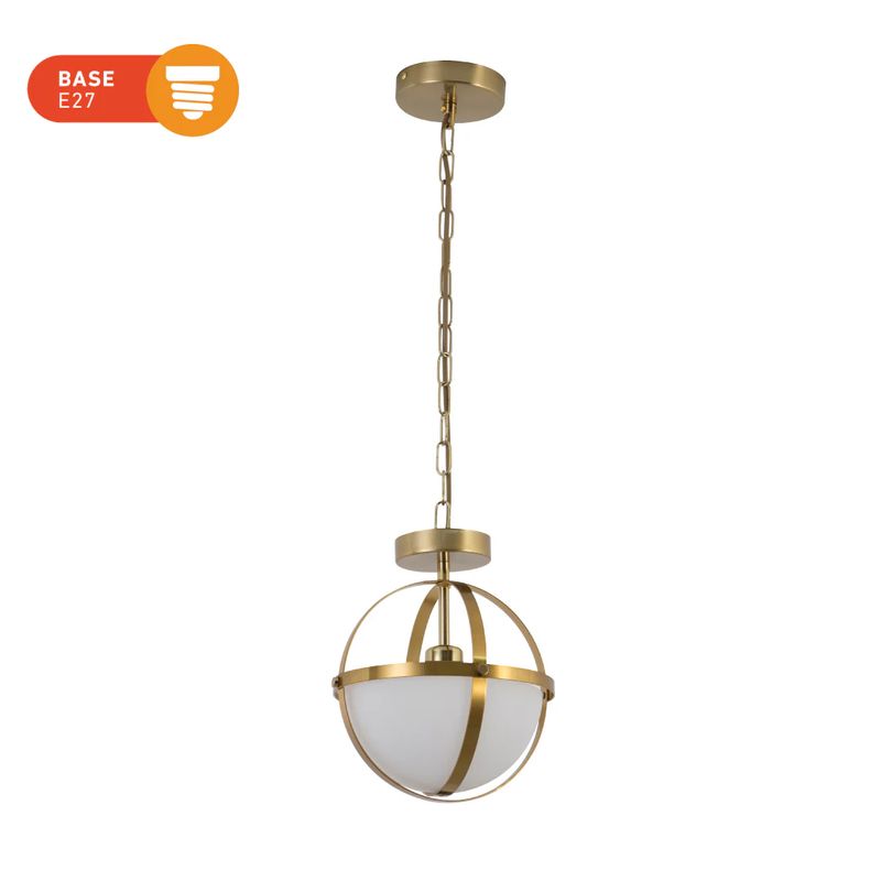 GENERICO - Lámpara Colgante Croce Gold Led