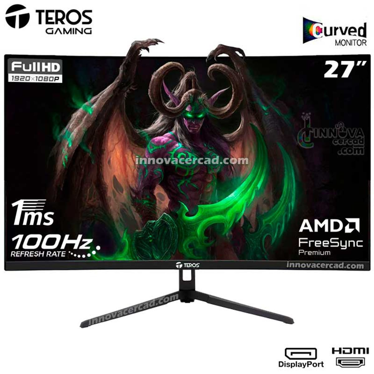 TEROS - Monitor Teros Gaming TE-2732S 27 100Hz 1ms Full HD Freesync Premium