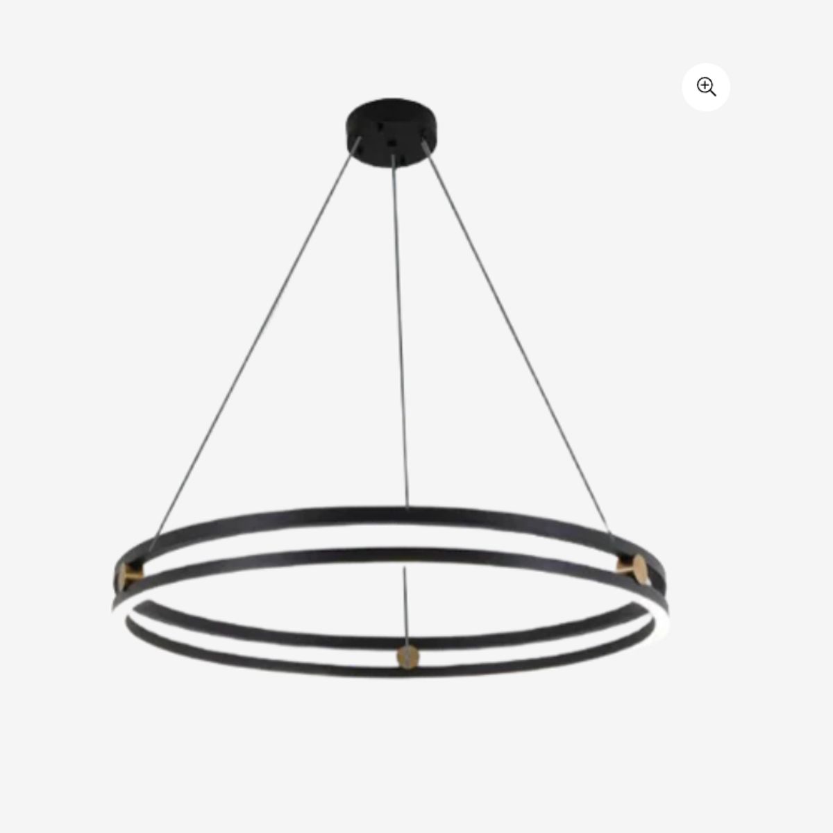 GENERICO - Lámpara Colgante Led Black 80W