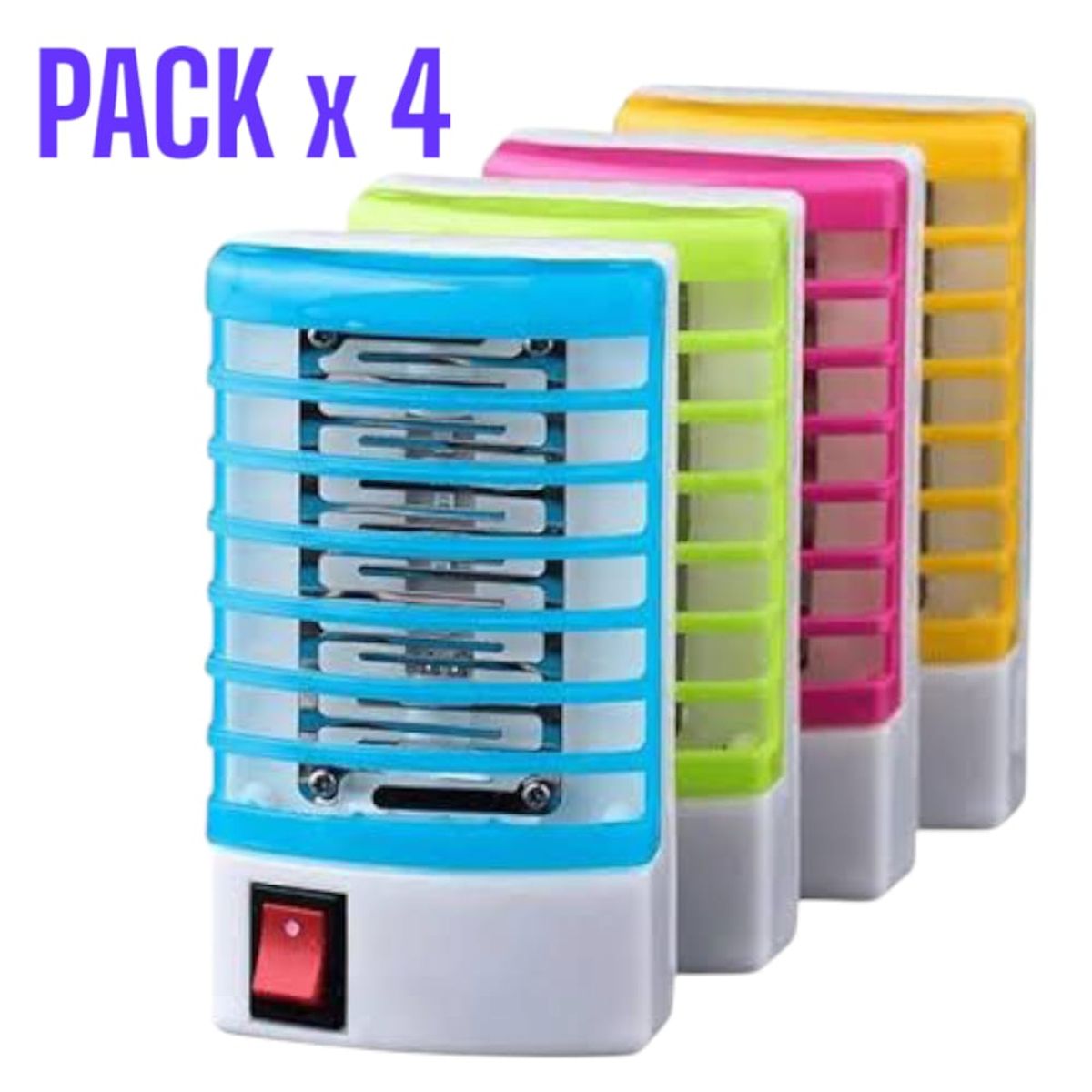 OEM - Pack 4Mata Mosquitos Eléctrico Mosquitocutor Para Mosquitos