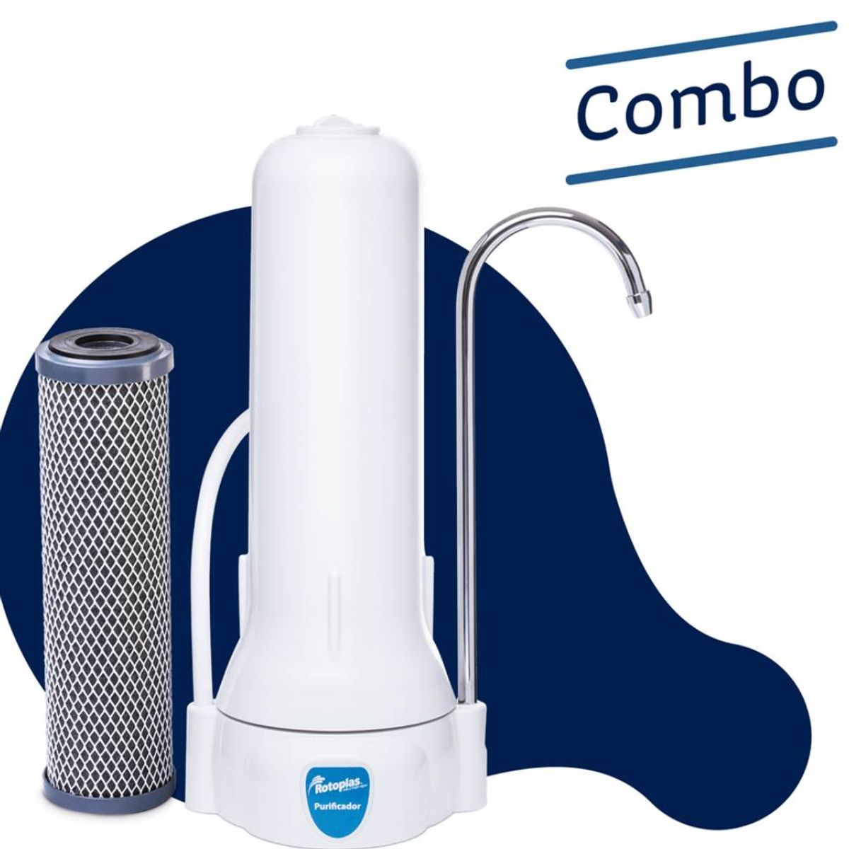 ROTOPLAS - Purificador sobre lavadero con cartucho