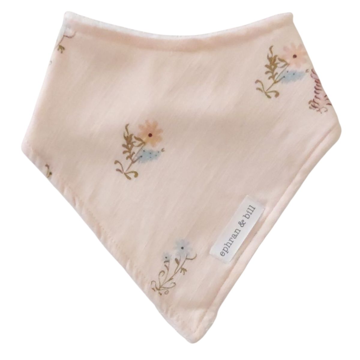 EPHRAN & BILL - Babero Bandana Para Bebé Flor Rosada