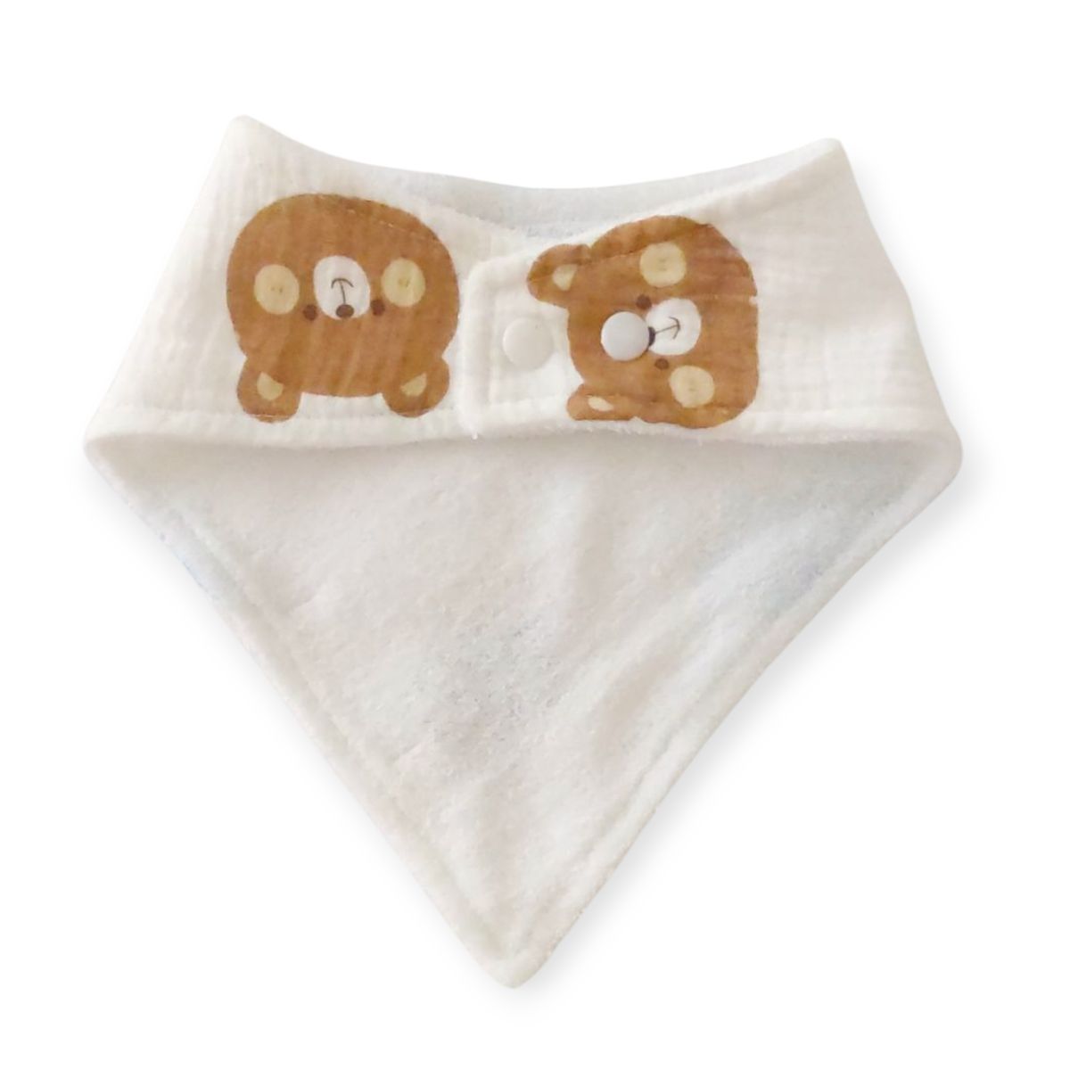 EPHRAN & BILL - Babero Bandana Para Bebé Osos Muselina