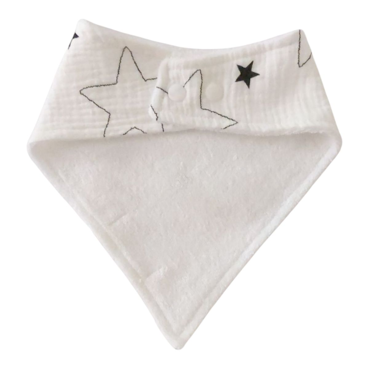 EPHRAN & BILL - Babero Bandana Para Bebé Star Muselina
