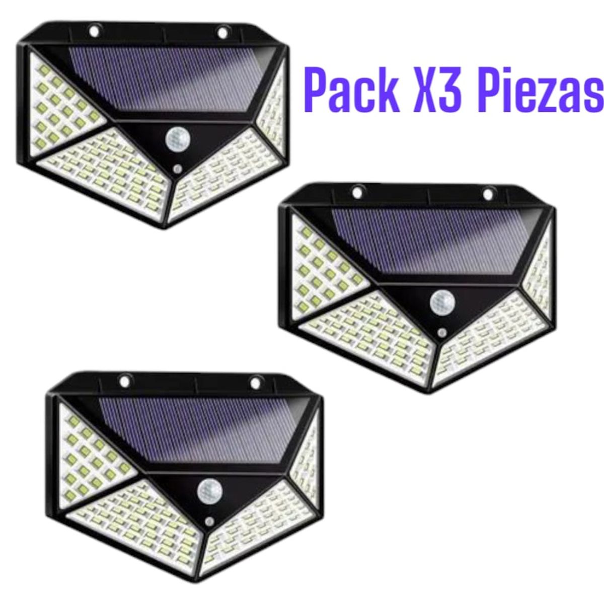 OEM - 3Lamparas de Pared de Interaccion Reflector Solar Recargable