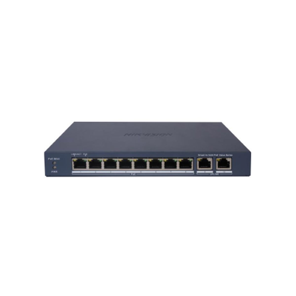 HIKVISION - DS-3E1310P-EI/M Switch Smart de 10 Puertos Fast Ethernet de 8 puertos