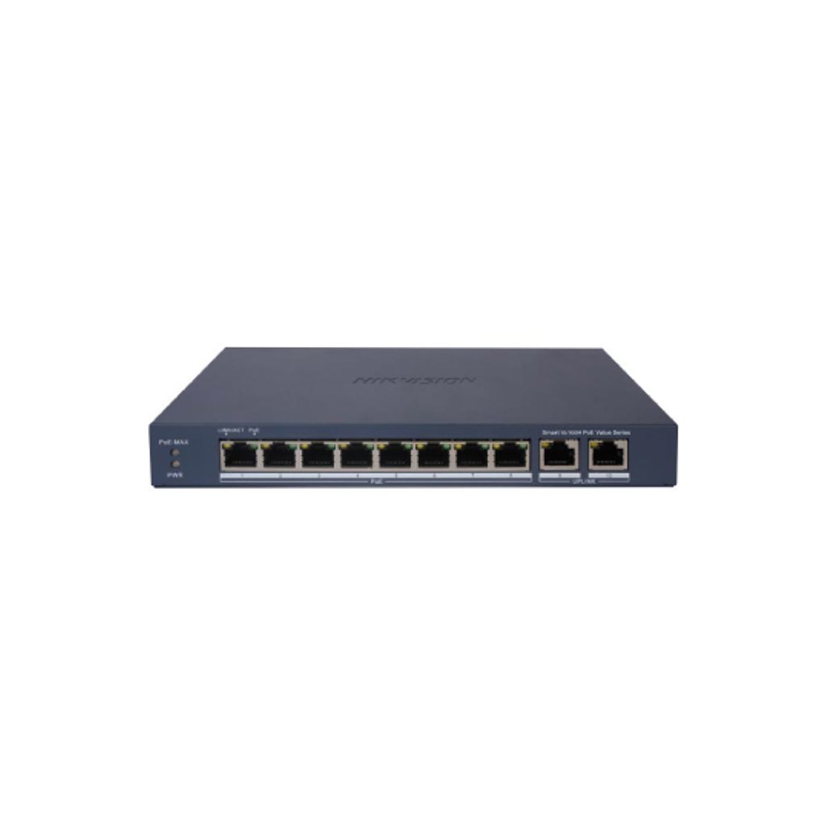 HIKVISION - DS-3E1310P-EI/M Switch Smart de 10 Puertos Fast Ethernet de 8 puertos
