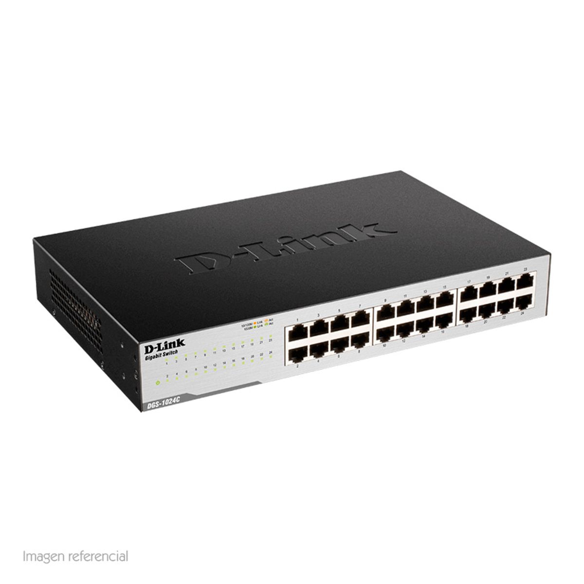 DLINK - Switch D-Link DGS-1024C Capa 2 24 RJ-45 LAN GbE