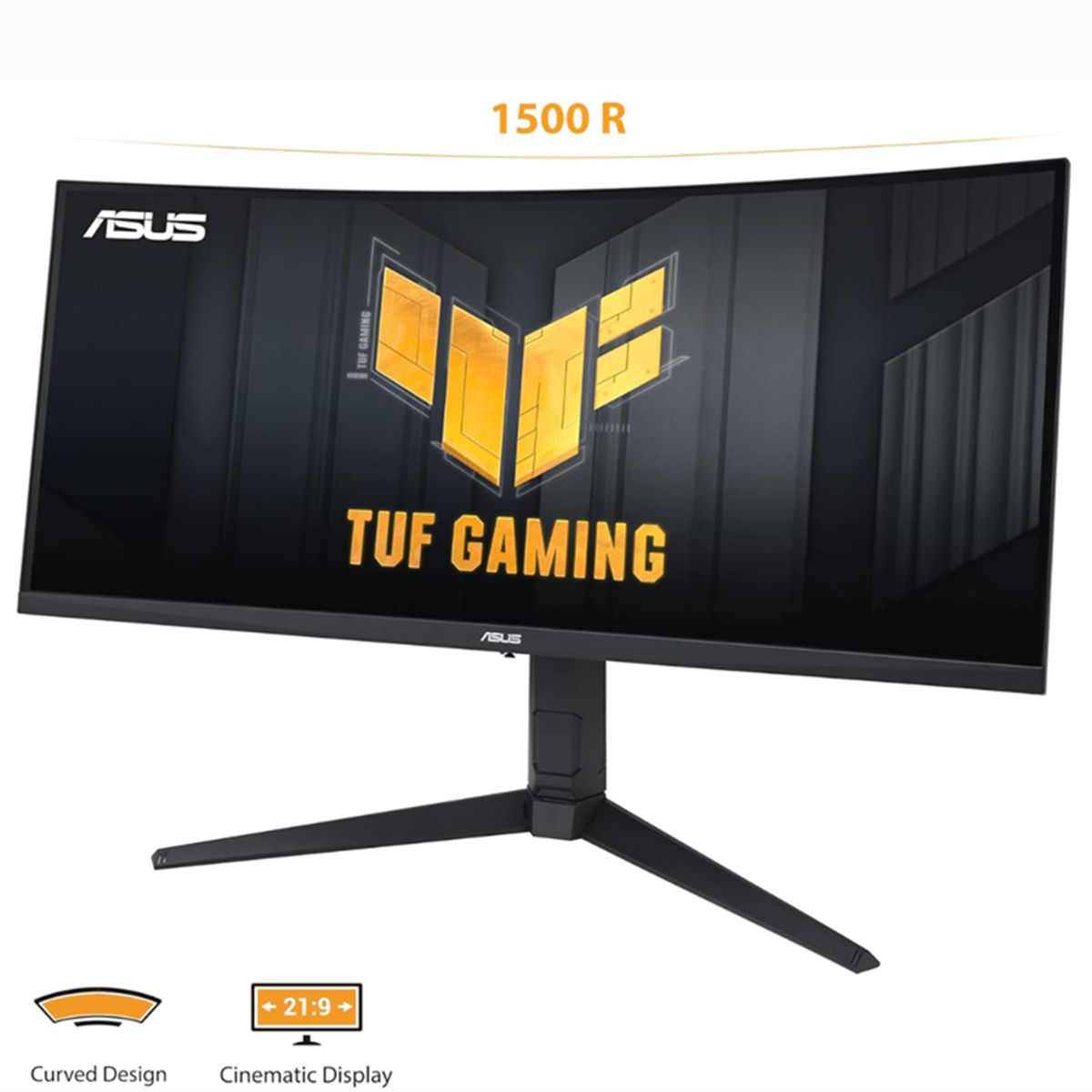 ASUS - Monitor Asus Tuf Gaming 34 VG34VQL3A, WQHD, 1MS, 180HZ, Parlante.