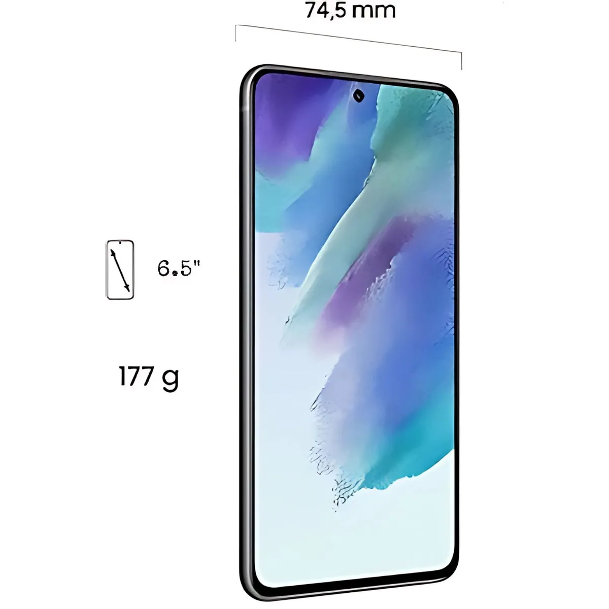 SAMSUNG - Celular Libre Samsung S21 FE 5G 128GB 6GB RAM Gris