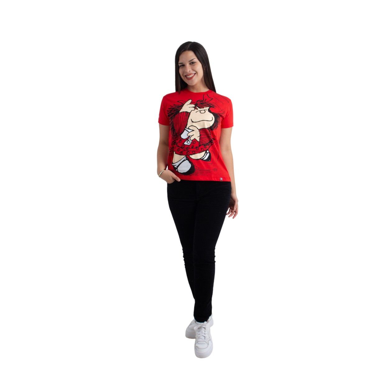 MAFALDA - POLO BASICO MAFALDA MUJER ROJO