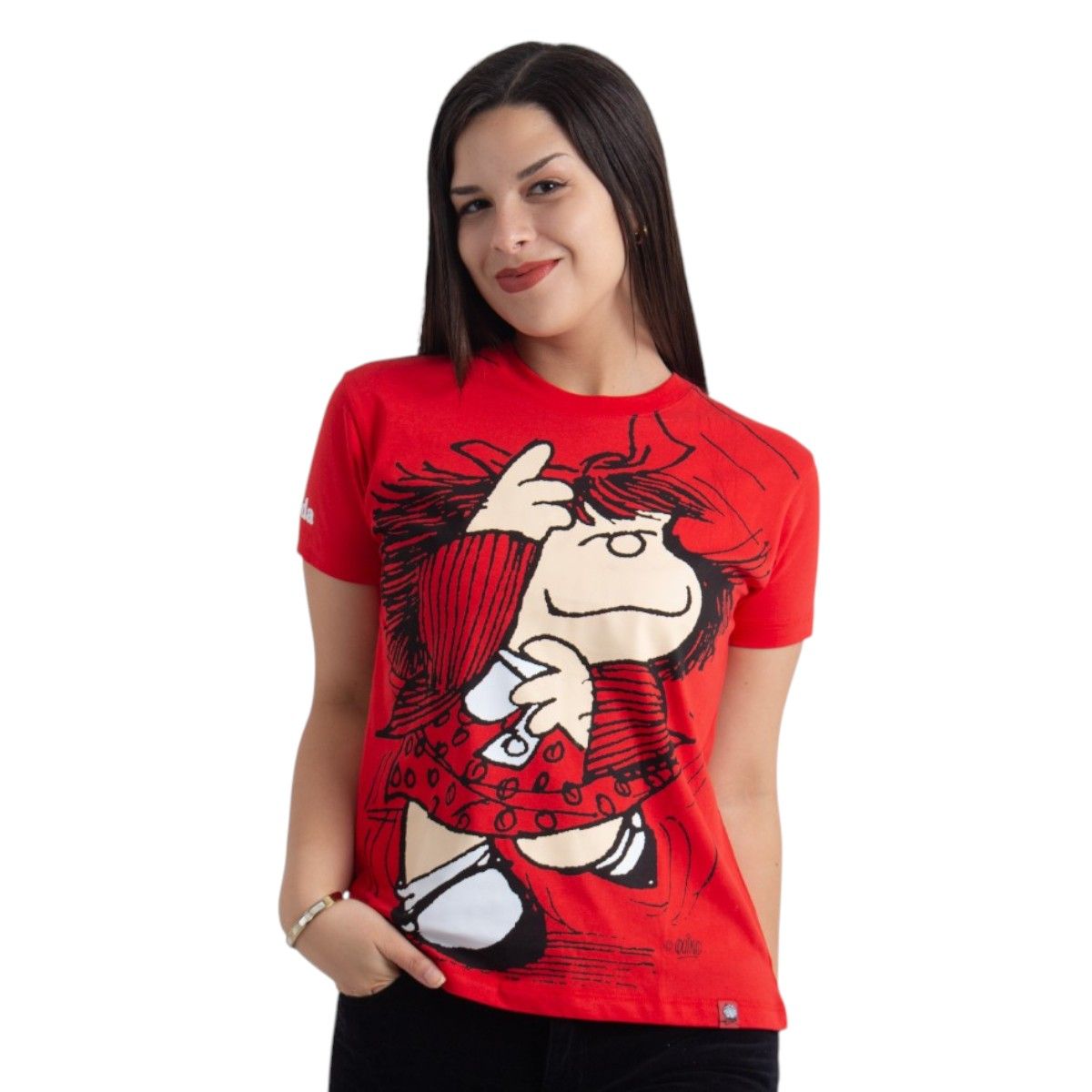 MAFALDA - POLO BASICO MAFALDA MUJER ROJO