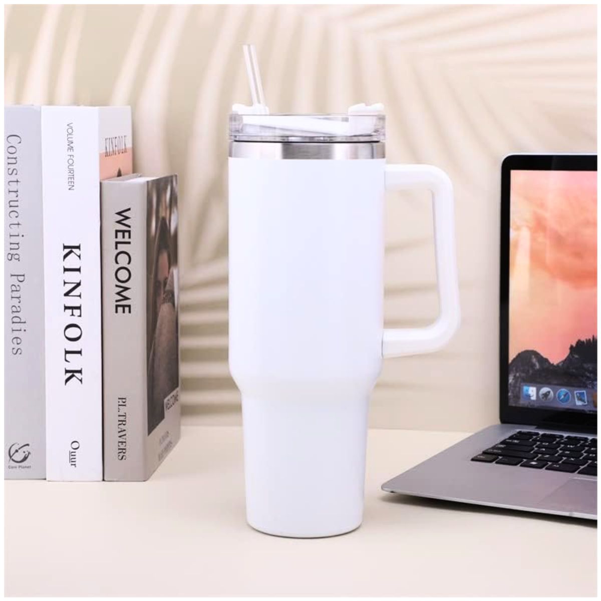 INSPIRA MARKET - Vaso termo grande con asa 1200ml